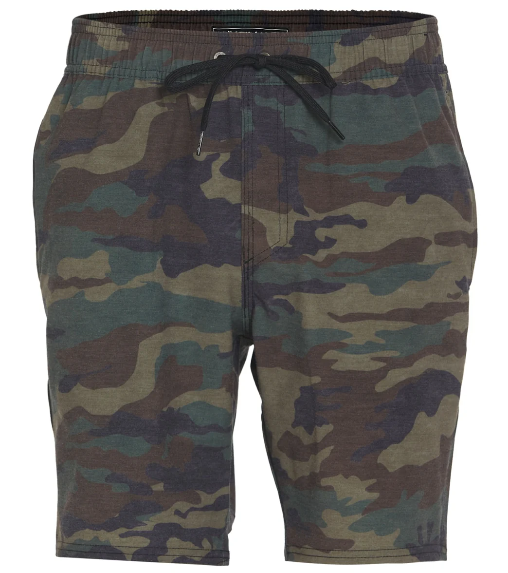 O'Neill Men's 18" Stockton Print Hybrid Swim Trunks - Image 22