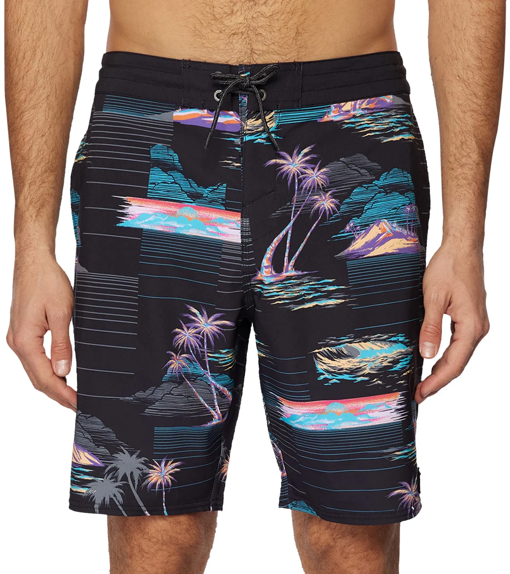 O'Neill Men's 19" Scenic Lines Cruzer Board Shorts