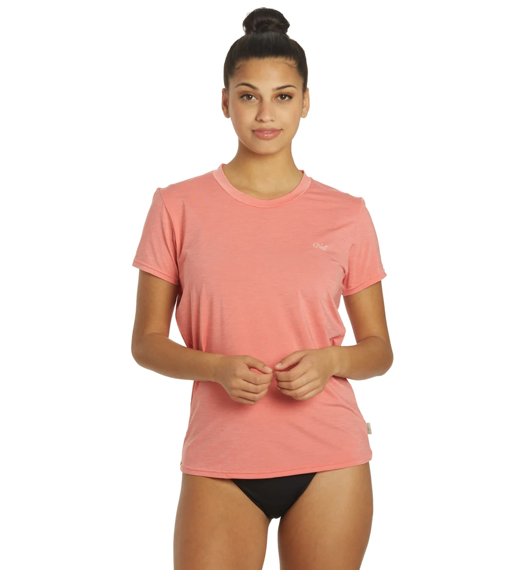 O'Neill Women's Blueprint UV Short Sleeve Sun Shirt