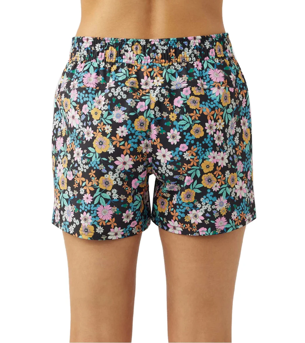 O'Neill Women's Jetties Printed Stretch 4" Boardshorts