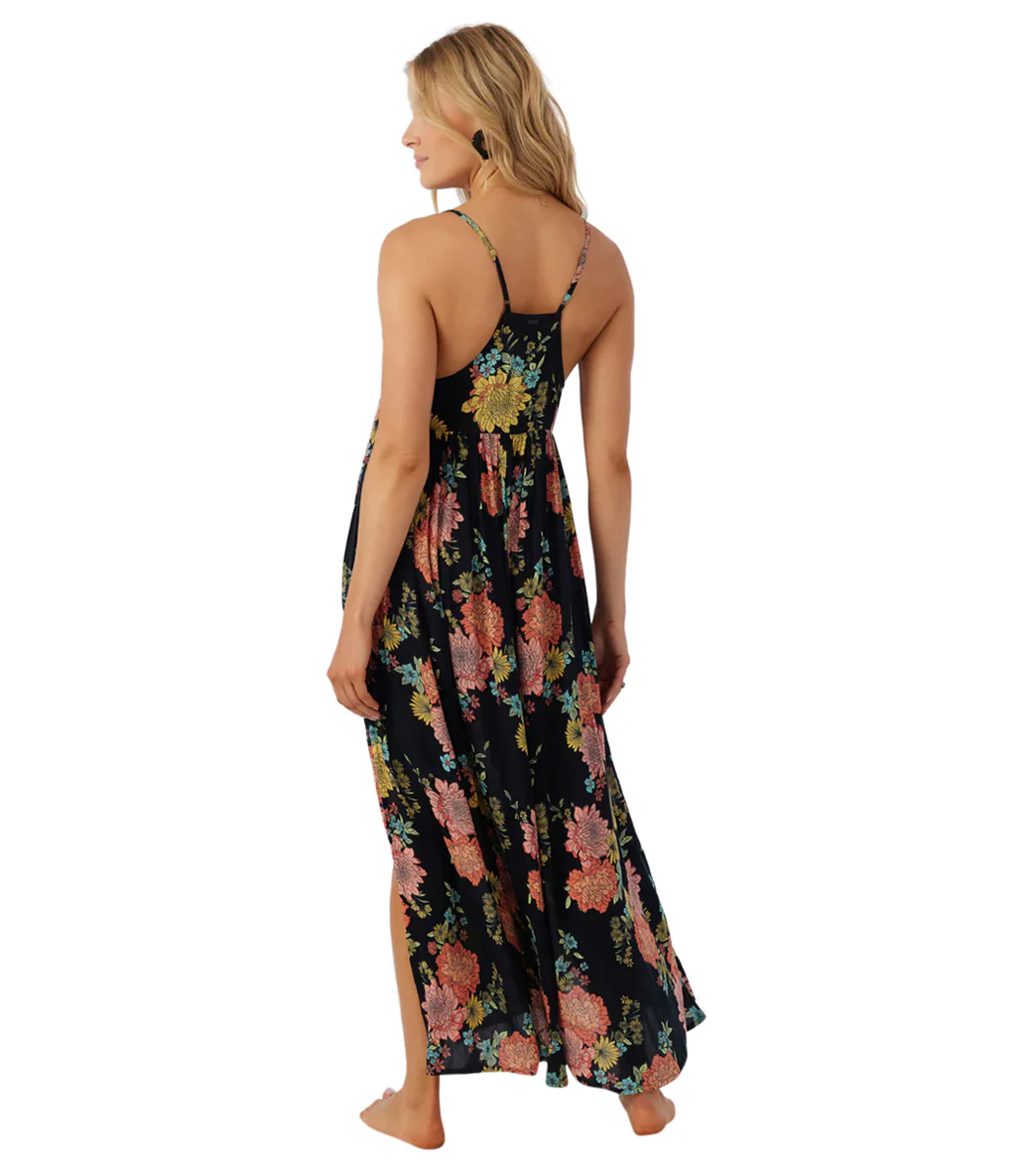 O'Neill Women's Swim Saltwater Essentials Mel Printed Maxi Cover Up Dress - Image 3