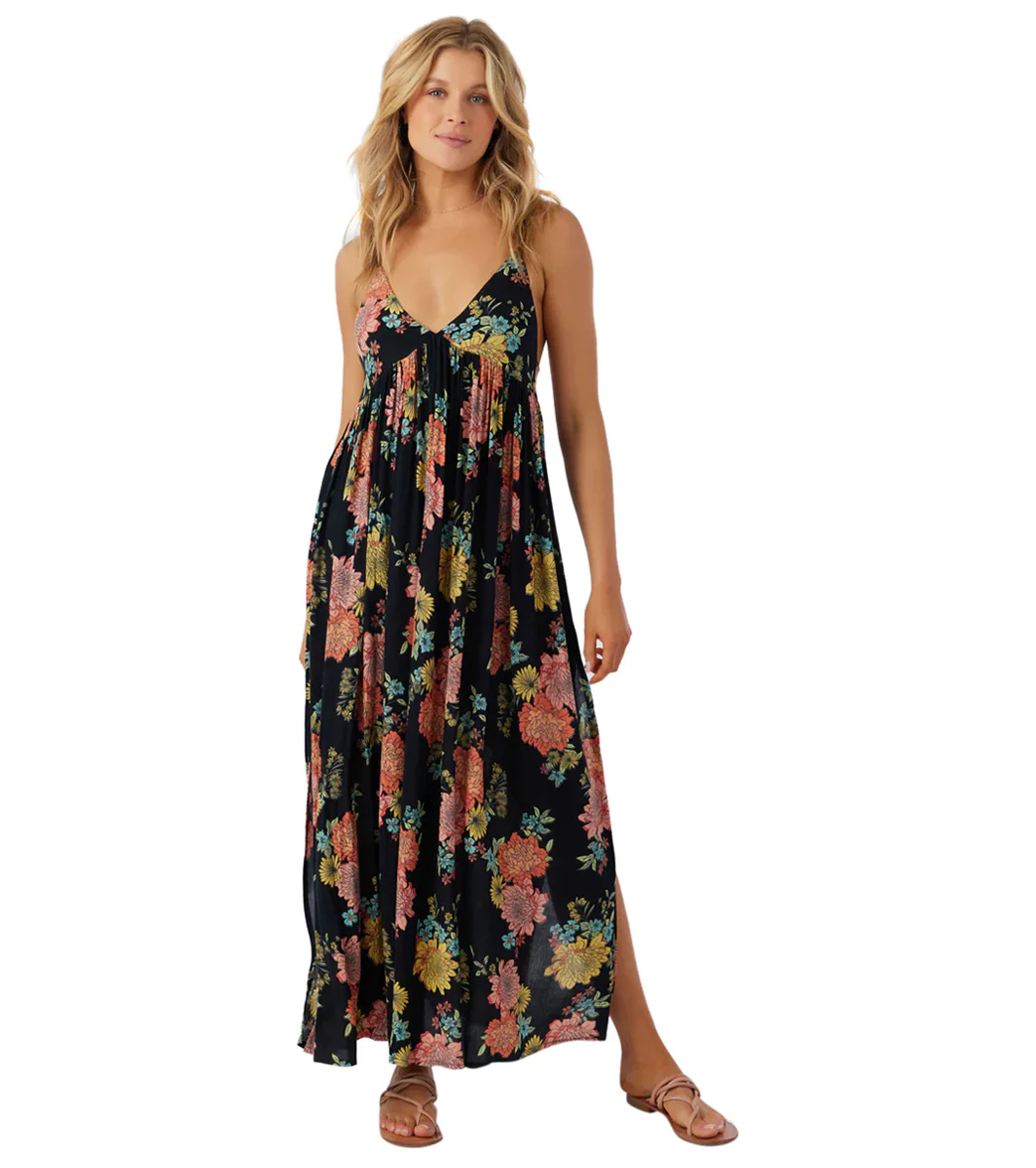 O'Neill Women's Swim Saltwater Essentials Mel Printed Maxi Cover Up Dress - Image 6