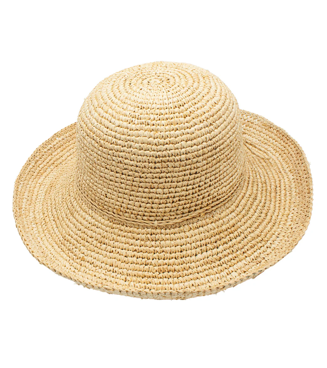 Peter Grimm Coronado Crushable & Packable Raffia Straw Sun Hat - Image 3