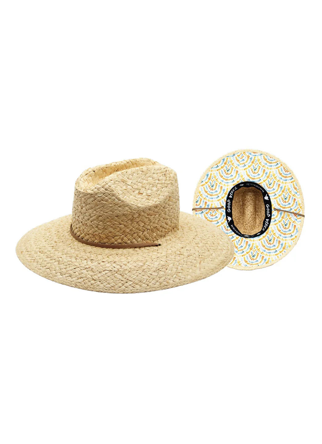 Peter Grimm Water Color Crushable Packable Adjustable Lifeguard Hat