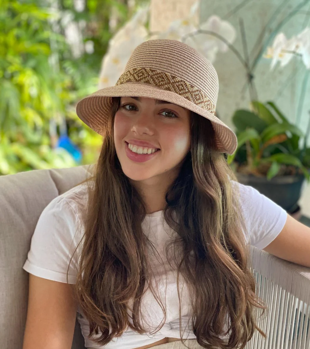 Physician Endorsed Women's Diamante Straw Hat - Image 2