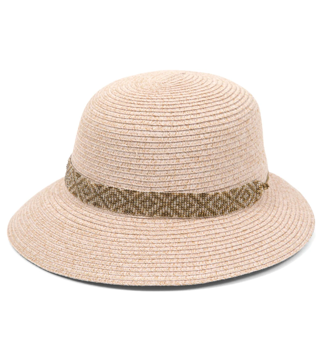 Physician Endorsed Women's Diamante Straw Hat - Image 4