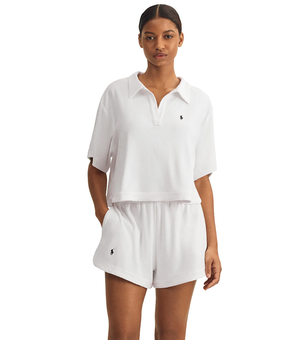 Polo Ralph Lauren Women's Collar Shirt & Short Set - Image 2