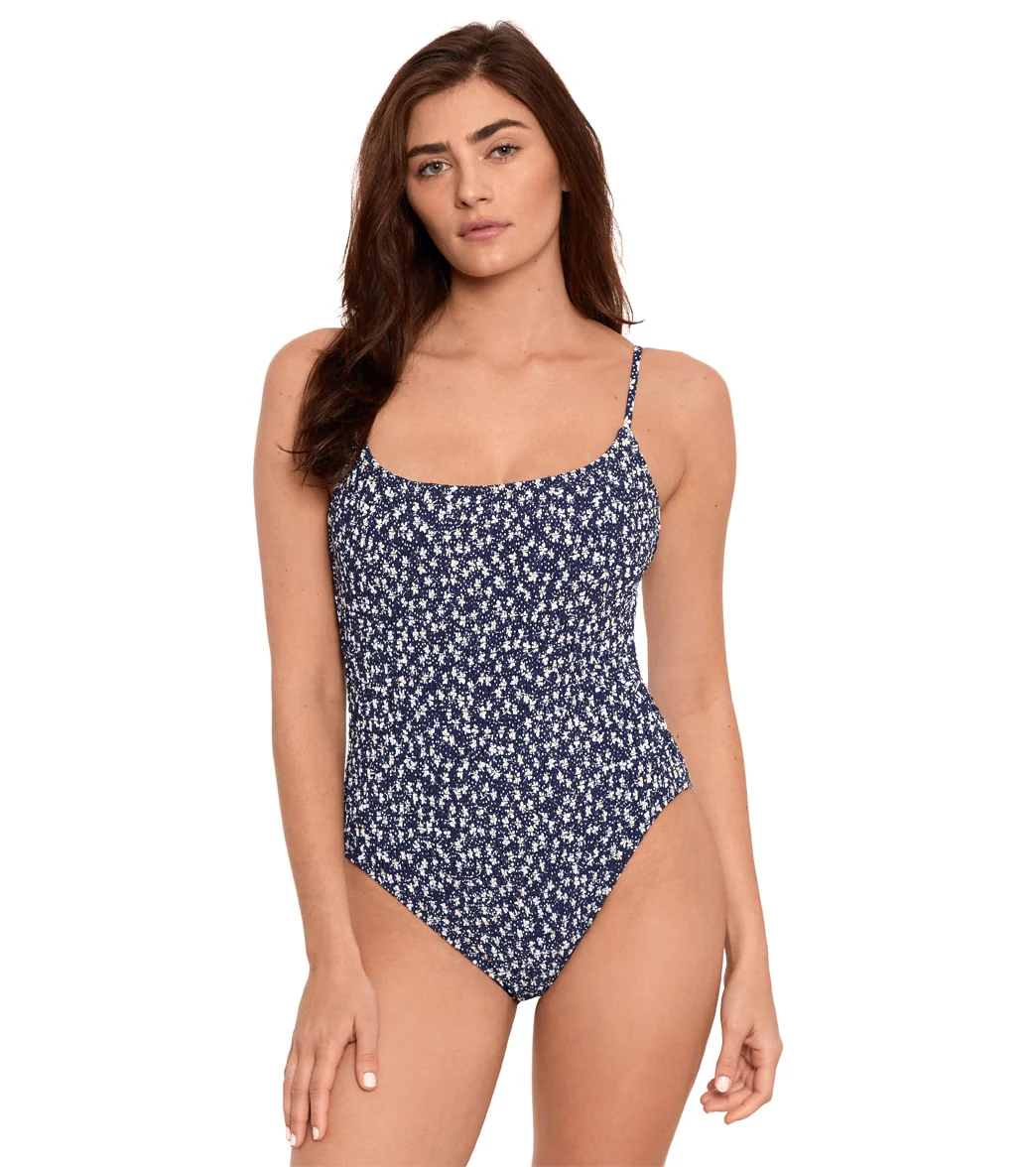 Polo Ralph Lauren Women's Le Petit Fleur Smocked Kennedy One Piece Swimsuit - Image 7