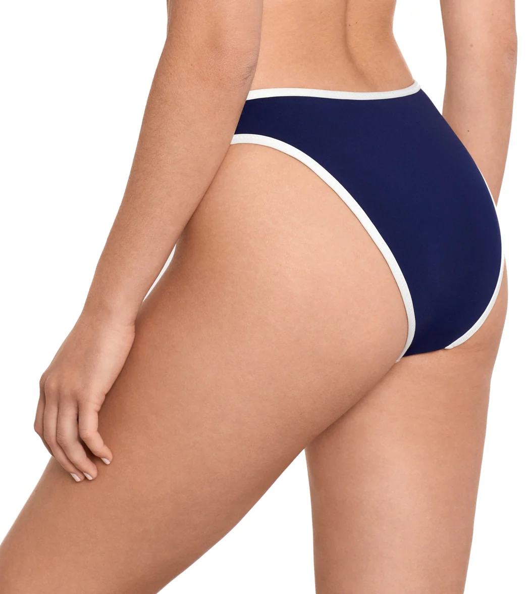 Polo Ralph Lauren Women's Logo Icons High Leg Scoop Bikini Bottom - Image 2