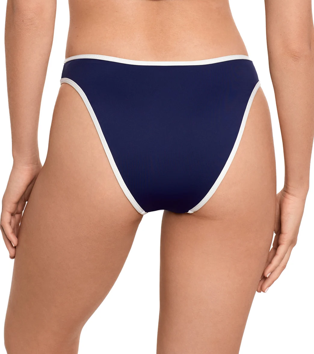 Polo Ralph Lauren Women's Logo Icons High Leg Scoop Bikini Bottom - Image 3