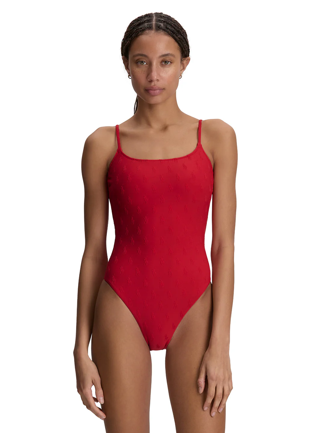 Polo Ralph Lauren Women's Logo Jacquard Kennedy One Piece Swimsuit - Image 3