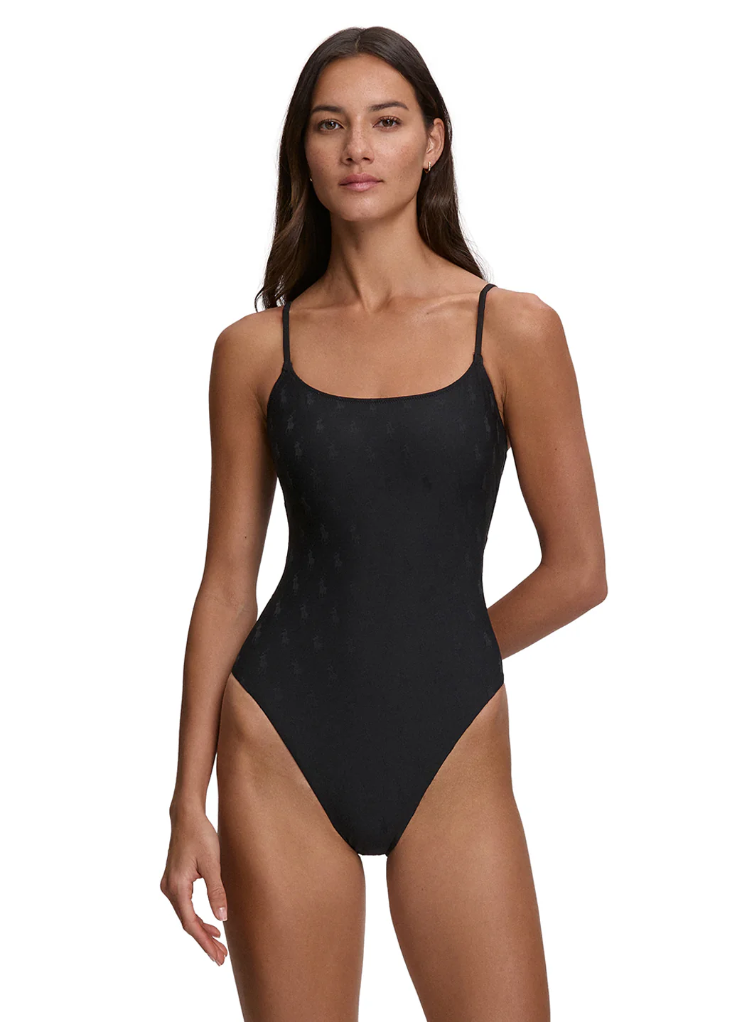 Polo Ralph Lauren Women's Logo Jacquard Kennedy One Piece Swimsuit - Image 8
