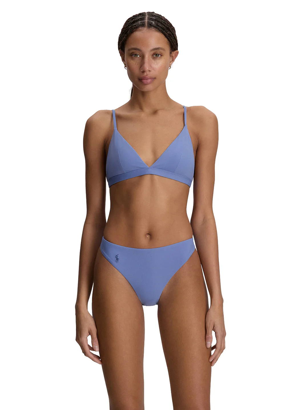 Polo Ralph Lauren Women's Minimal Solids V Neck Bralette Bikini Top - Image 12