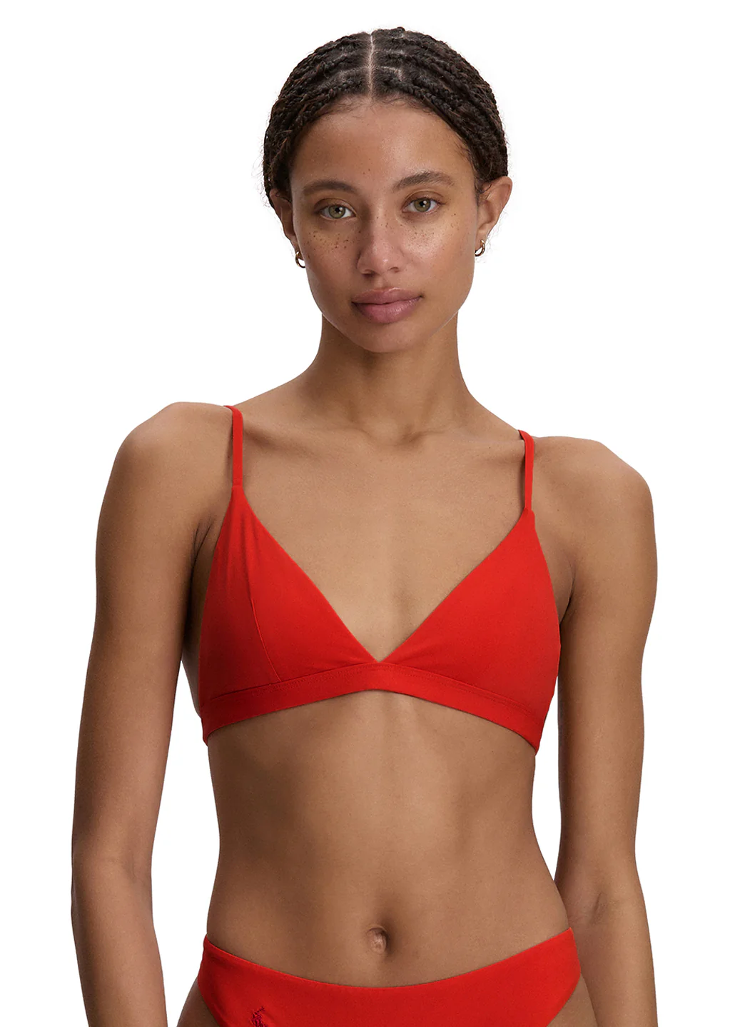 Polo Ralph Lauren Women's Minimal Solids V Neck Bralette Bikini Top - Image 2