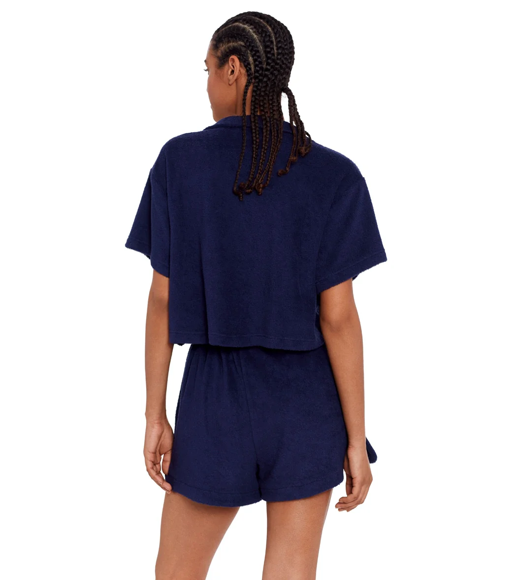 Polo Ralph Lauren Women's Terry Beachwear Polo Shirt and Short Set - Image 9