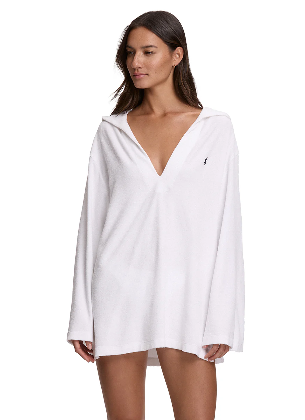 Polo Ralph Lauren Women's Terry Hooded Tunic Cover Up - Image 2
