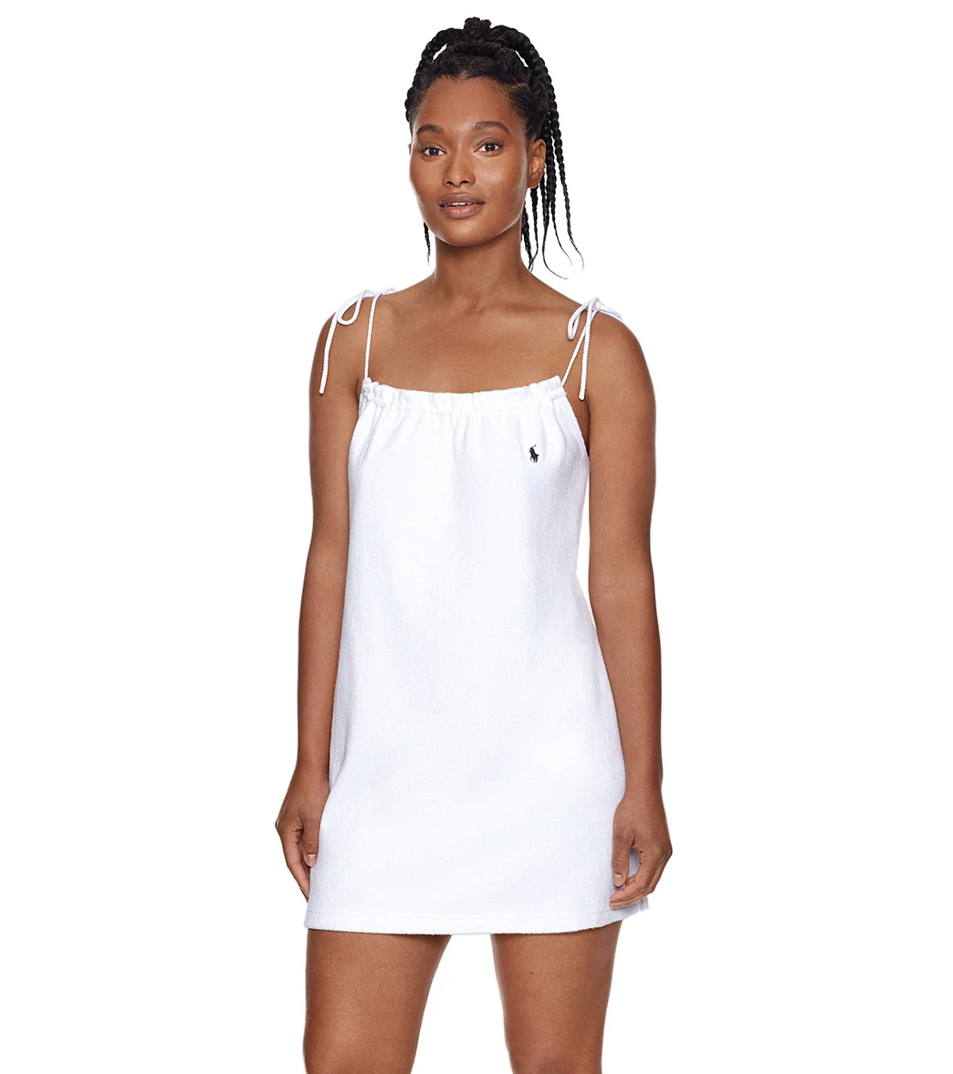 Polo Ralph Lauren Women's Terry Shoulder Tie Dress - Image 7