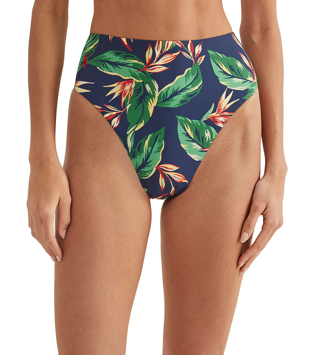 Polo Ralph Lauren Women's Tropical High Rise Bikini Bottom - Image 6