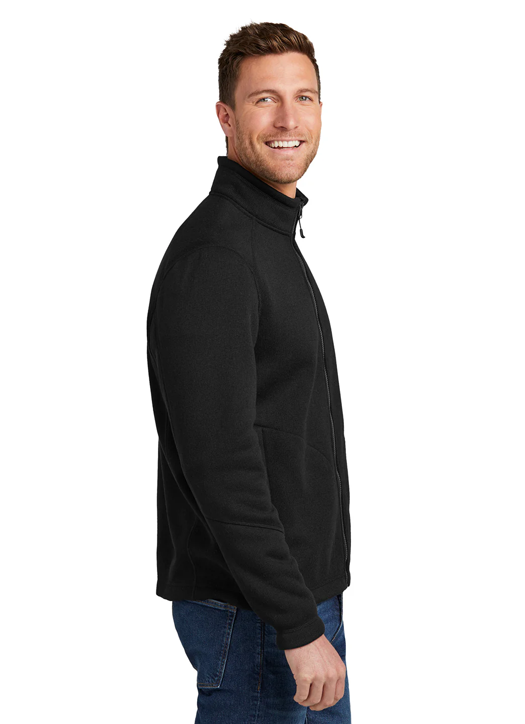 Port Authority Men's Arc Sweater Fleece Jacket - Image 11