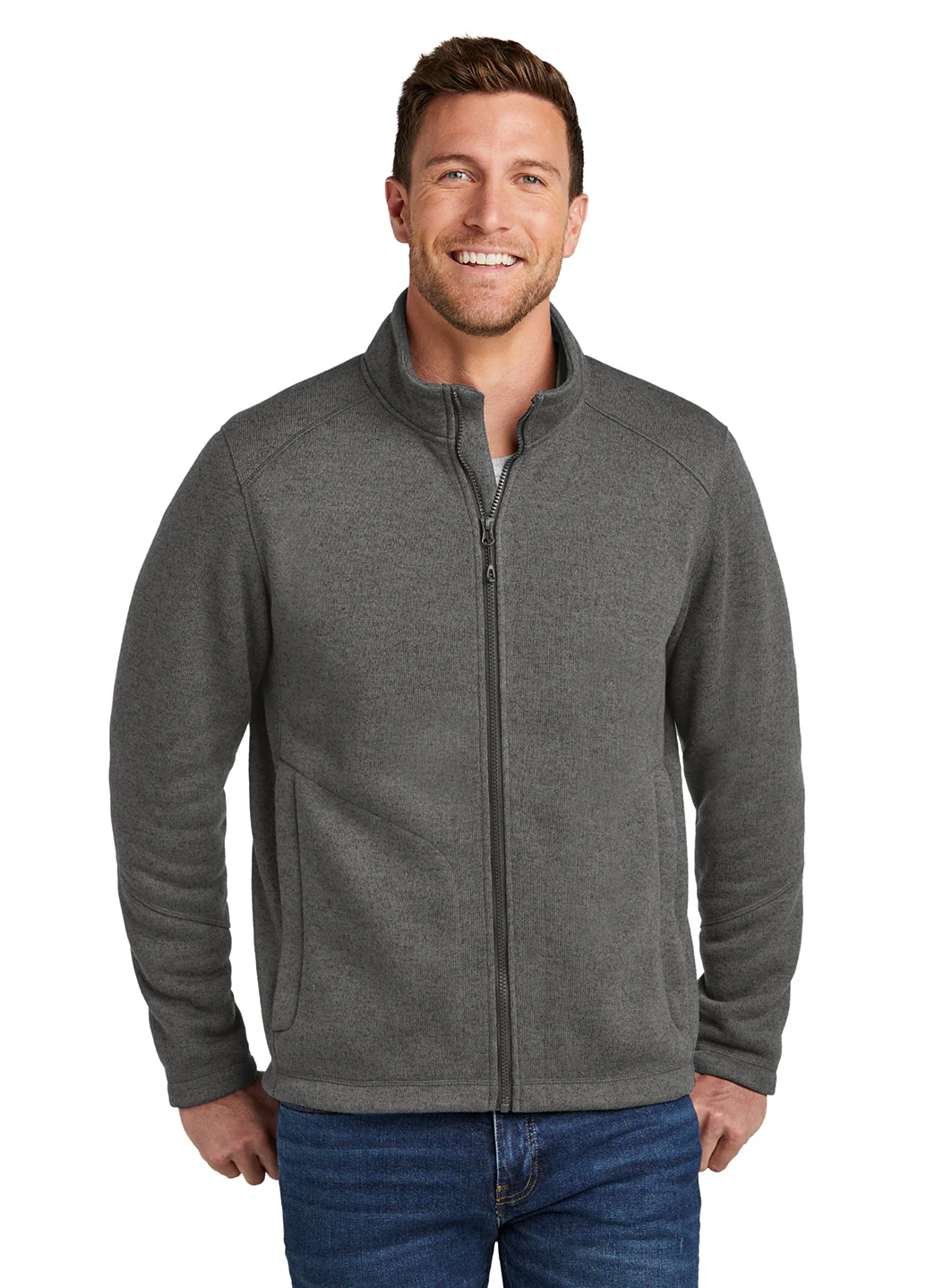 Port Authority Men's Arc Sweater Fleece Jacket - Image 17