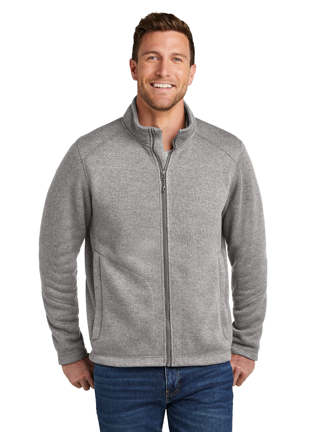 Port Authority Men's Arc Sweater Fleece Jacket - Image 23