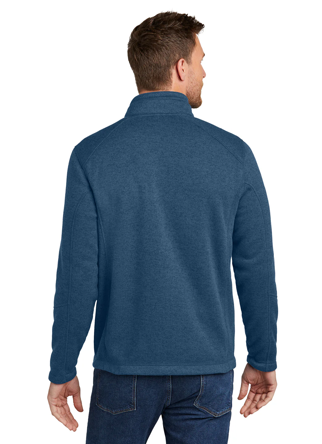 Port Authority Men's Arc Sweater Fleece Jacket - Image 5