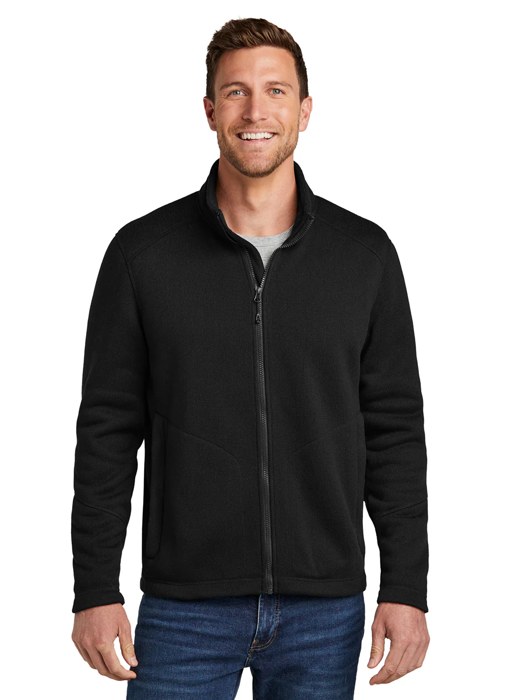 Port Authority Men's Arc Sweater Fleece Jacket - Image 9