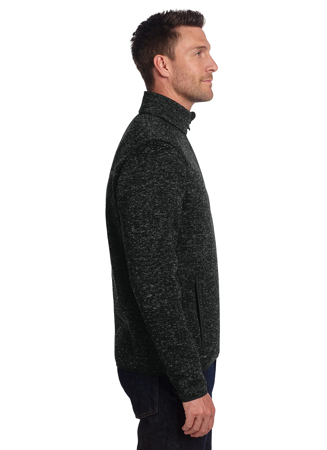 Port Authority Men's Sweater Fleece Jacket - Image 25