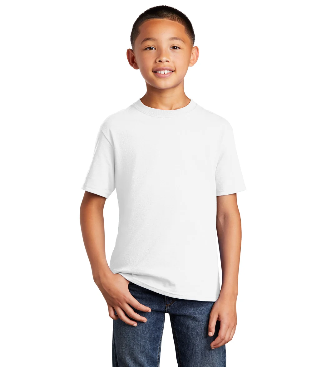 Port & Company Youth Core Cotton Short Sleeve Tee - Image 13