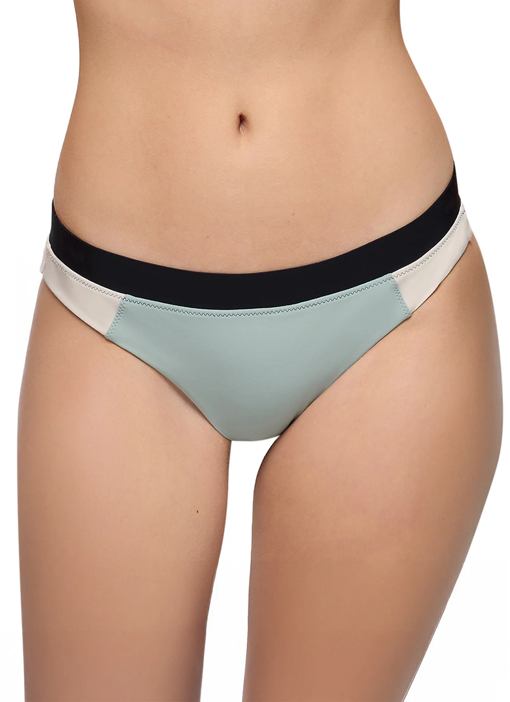 prAna Women's Color Block Baja Bound Cheeky Bikini Bottom - Image 2