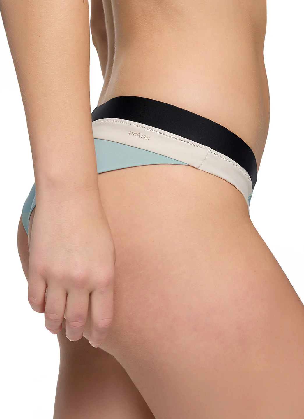 prAna Women's Color Block Baja Bound Cheeky Bikini Bottom - Image 4