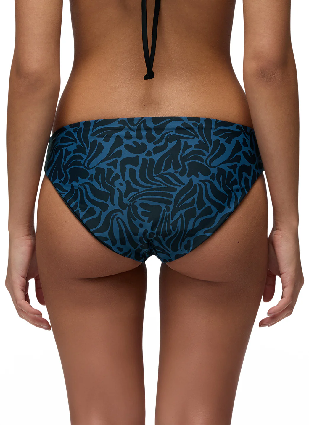 prAna Women's Mallorca Black Seaweed Reversible Bikini Bottom - Image 4