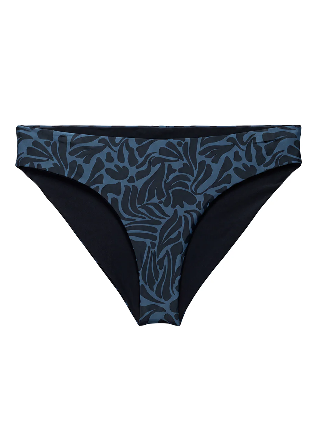 prAna Women's Mallorca Black Seaweed Reversible Bikini Bottom - Image 6