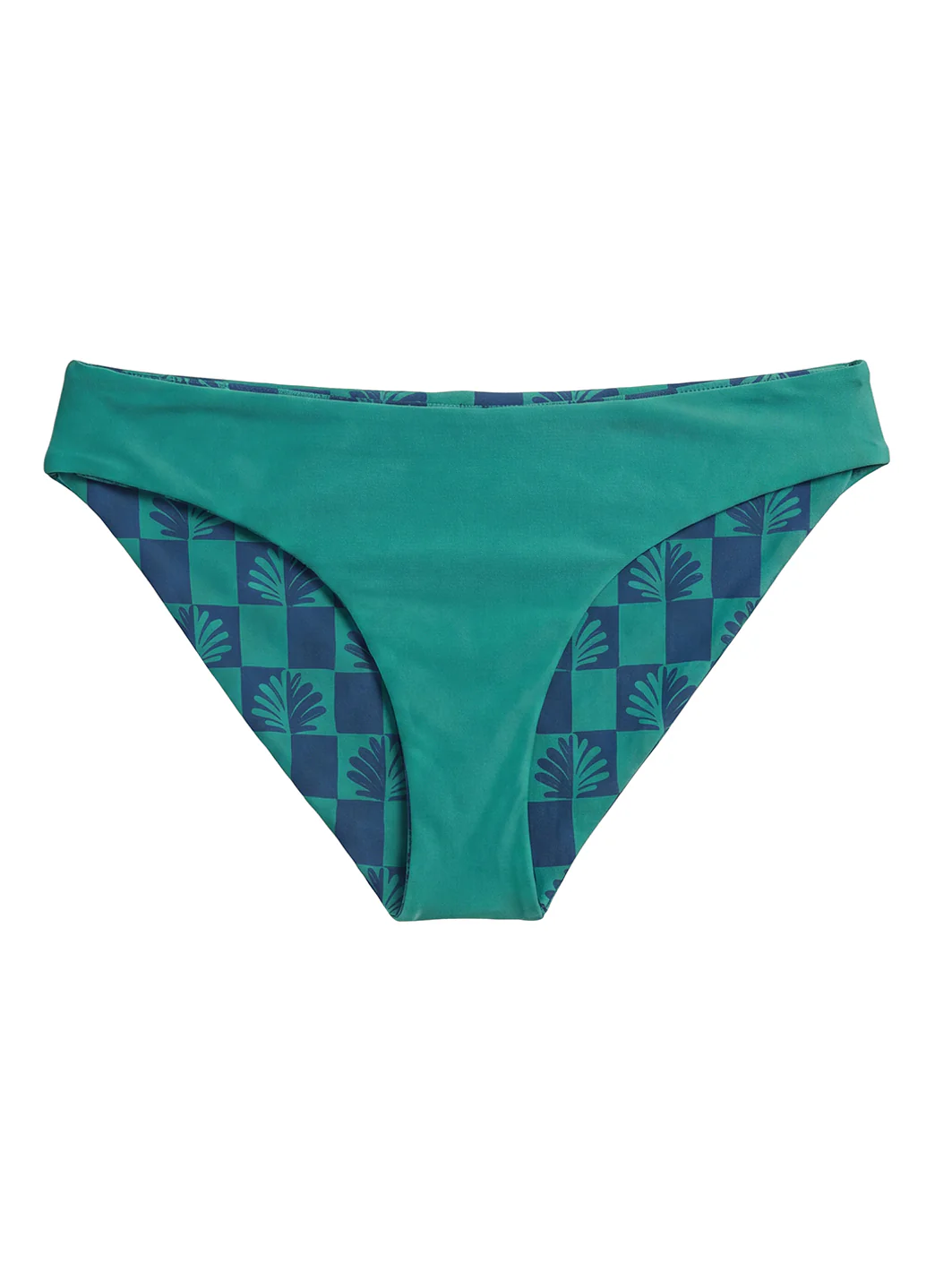 prAna Women's Mallorca Checker Reversible Bikini Bottom - Image 5