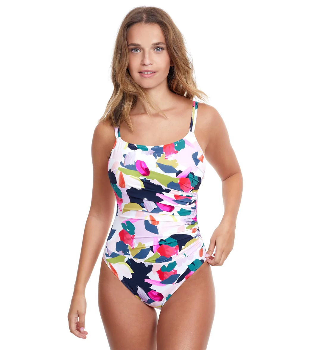 Profile by Gottex Women's Canvas Scoop Neck Once Piece Swimsuit (D Cup) - Image 6