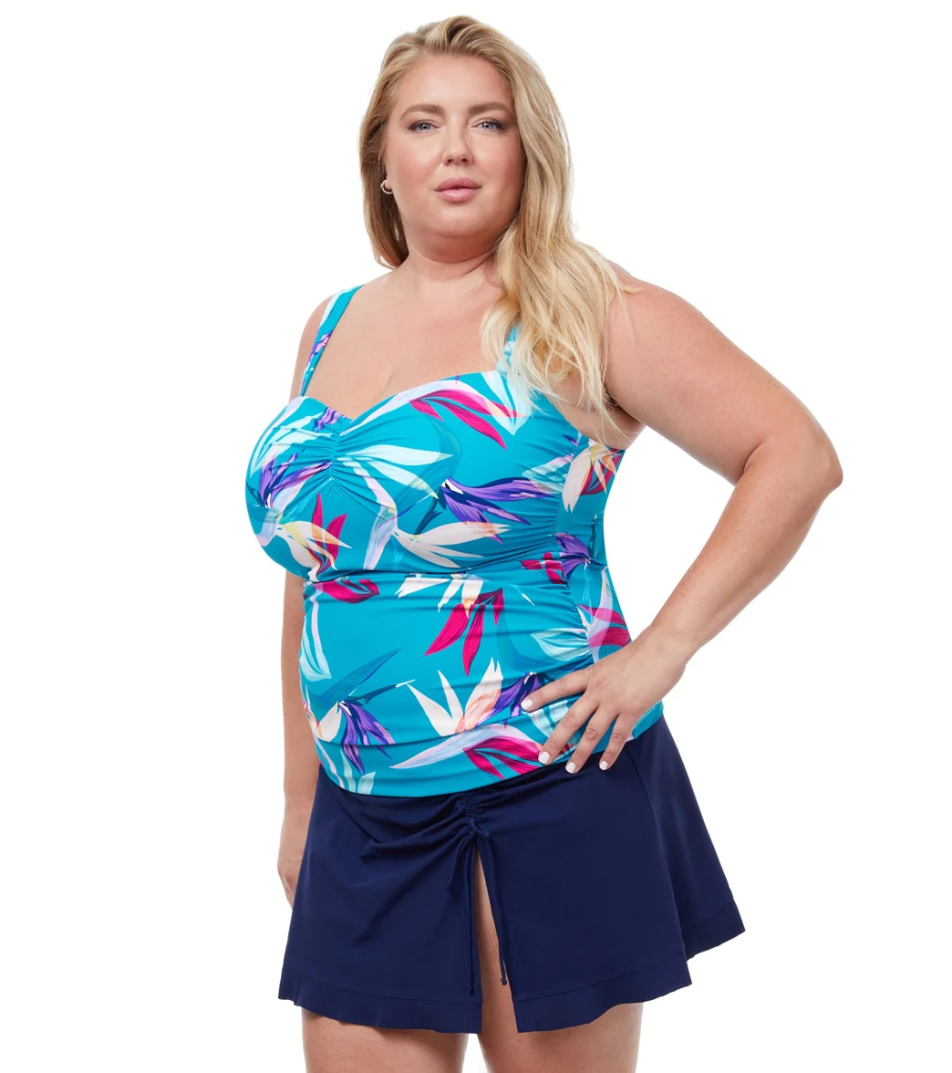 Profile by Gottex Women's Plus Size Paradise Tankini Top - Image 2