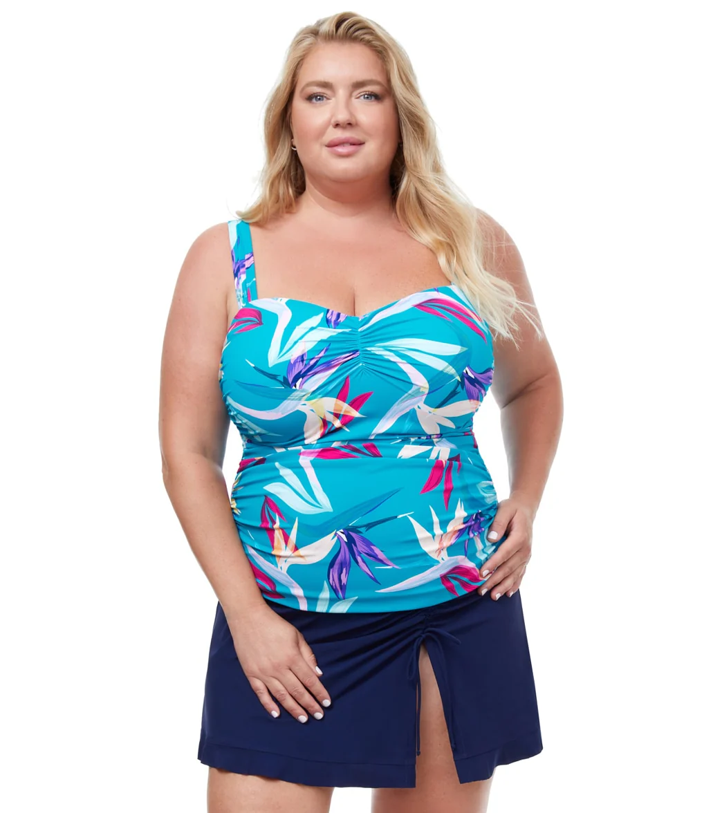 Profile by Gottex Women's Plus Size Paradise Tankini Top - Image 5