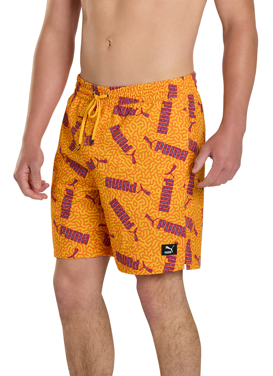 Puma Men's 18" Novelty Swim Trunks - Image 10