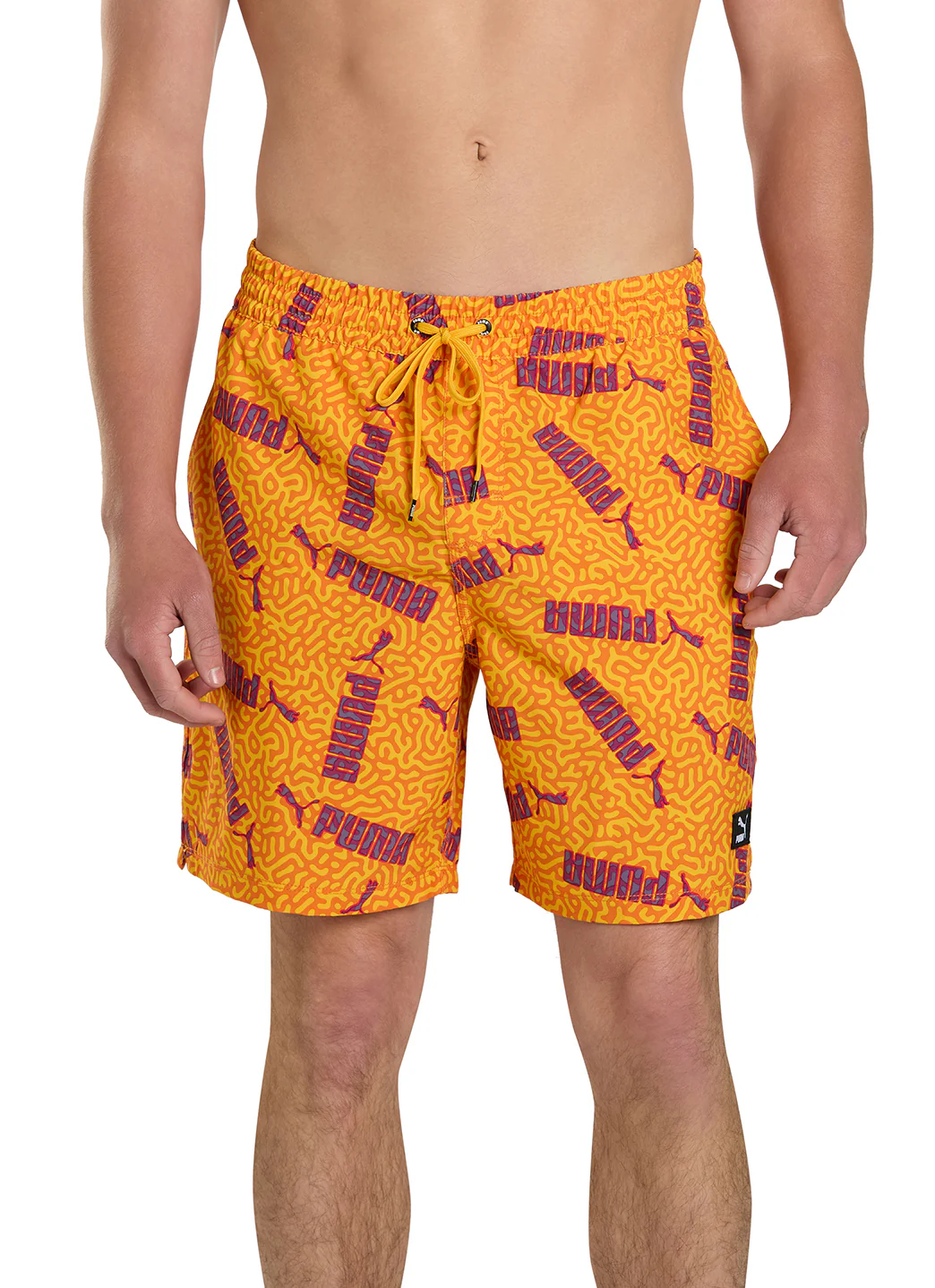 Puma Men's 18" Novelty Swim Trunks - Image 7