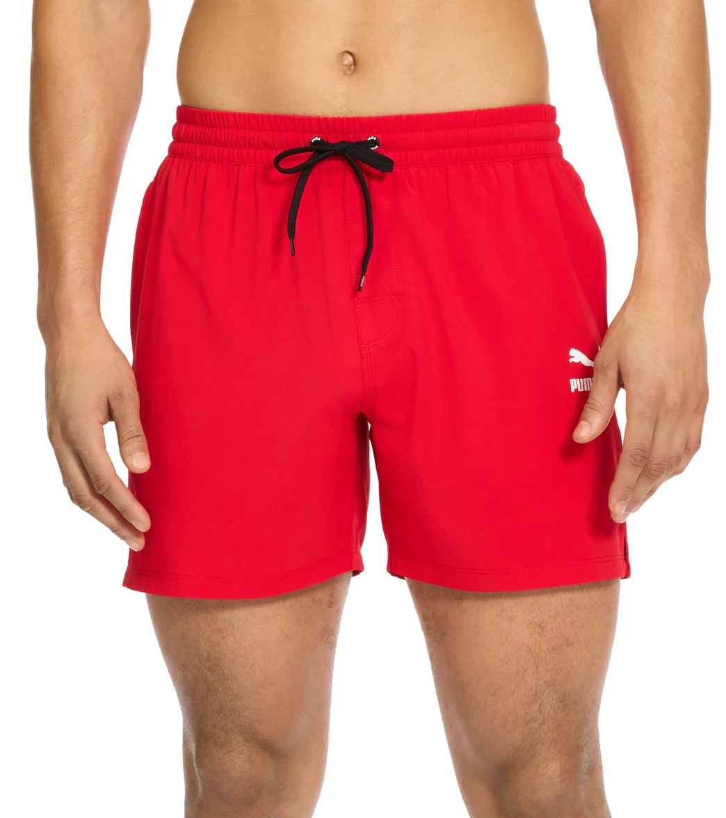 Puma Men's 5.5" Quickdry Branded Swim Trunks - Image 7