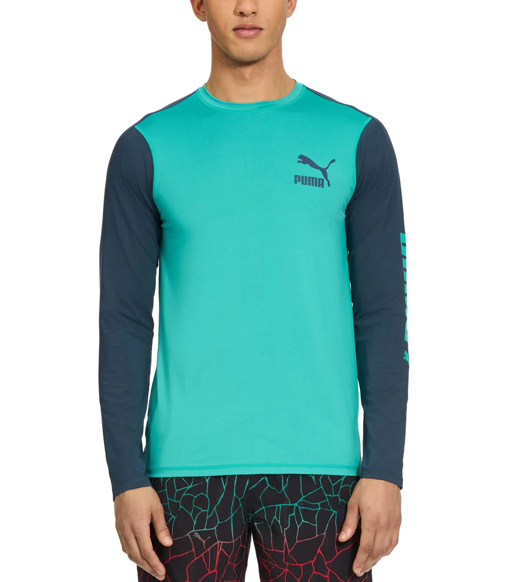 Puma Men's Quickdry Regular Fit Long Sleeve Rash Guard - Image 24