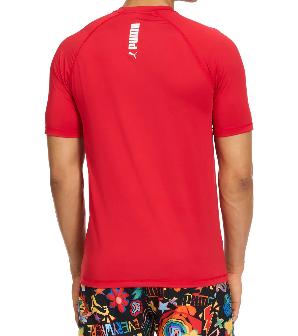 Puma Men's Quickdry Regular Fit Short Sleeve Rash Guard - Image 2