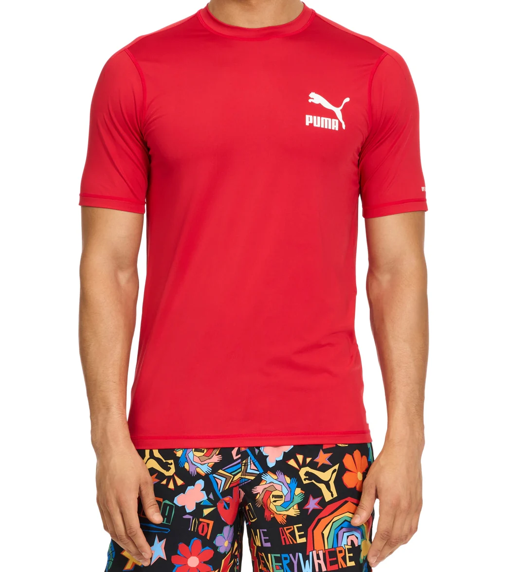 Puma Men's Quickdry Regular Fit Short Sleeve Rash Guard - Image 8