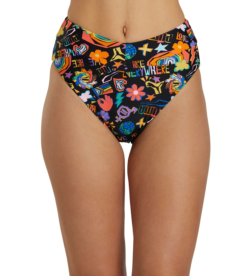 Puma Women's High Cut Bikini Bottom - Image 14