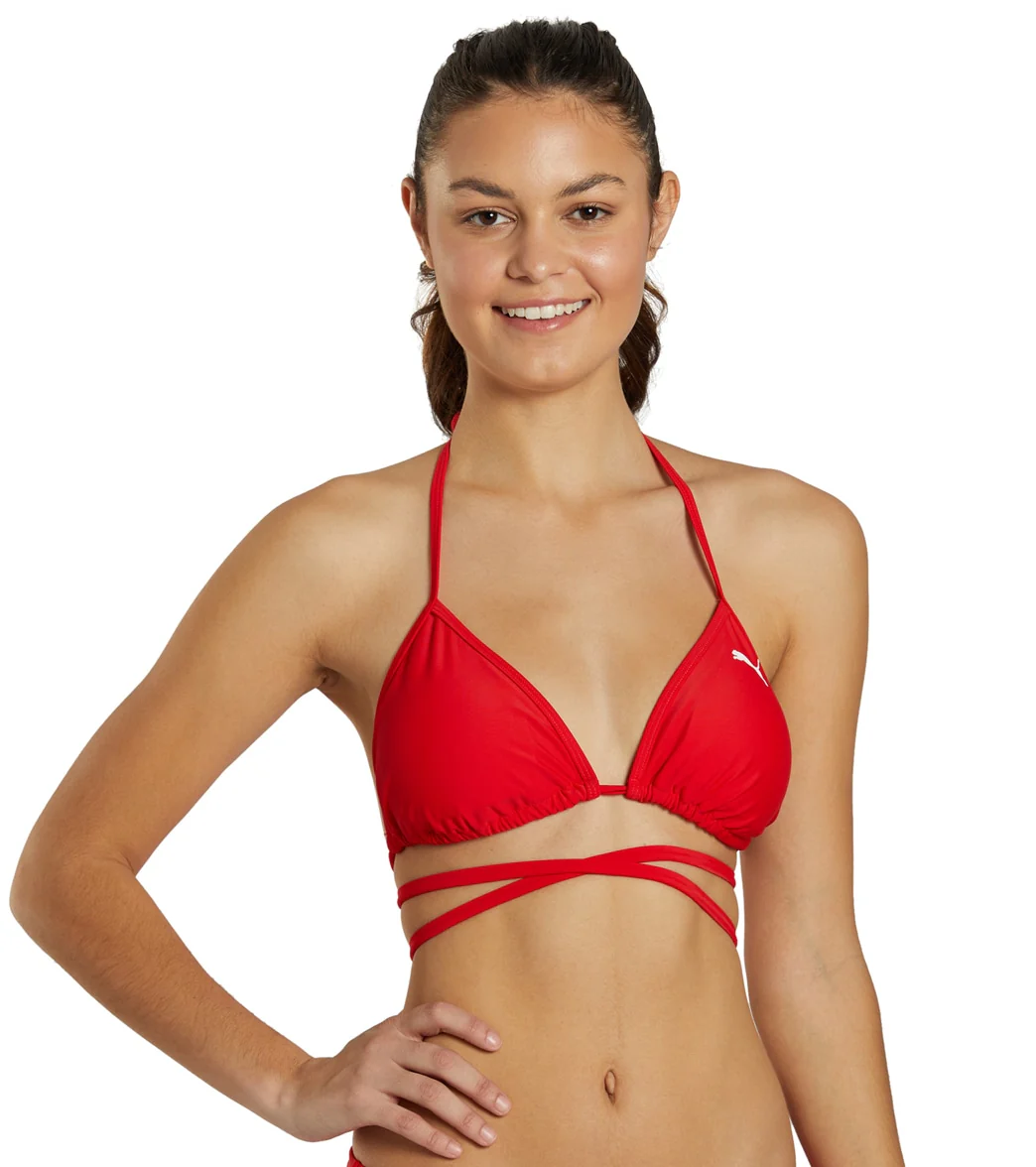 Puma Women's Wrap Triangle Bikini Top - Image 18