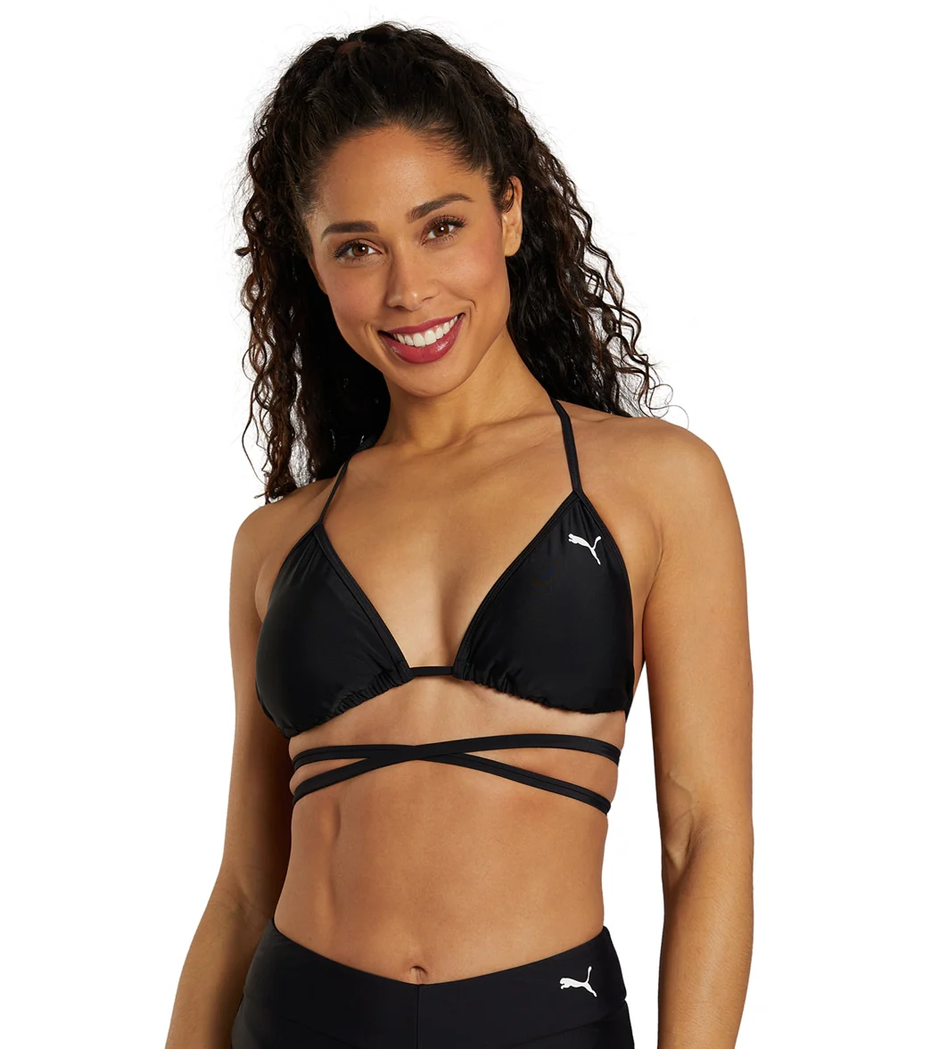 Puma Women's Wrap Triangle Bikini Top - Image 19