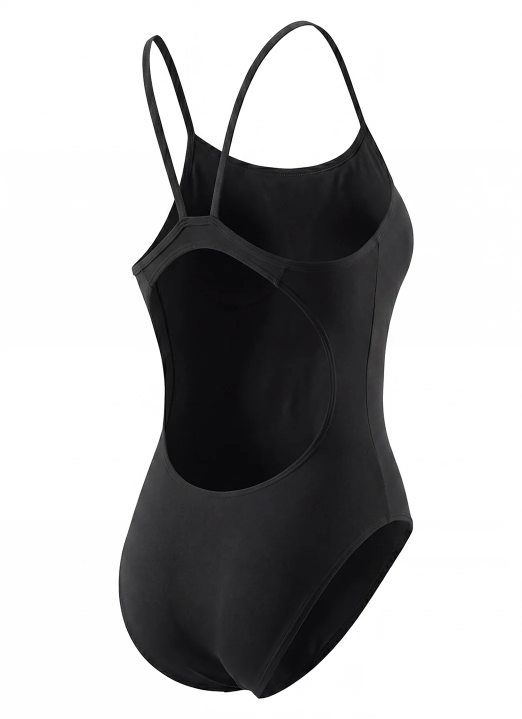 Q Swimwear Poly Fit Kit Skinny Strap One Piece Swimsuit - Image 2