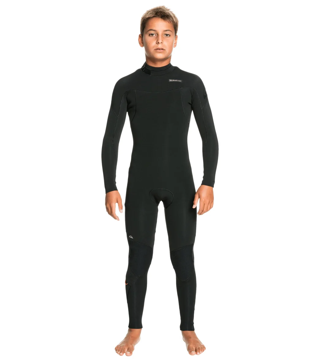 Quiksilver Boys' 3/2MM Sessions Back Zip Full Wetsuit