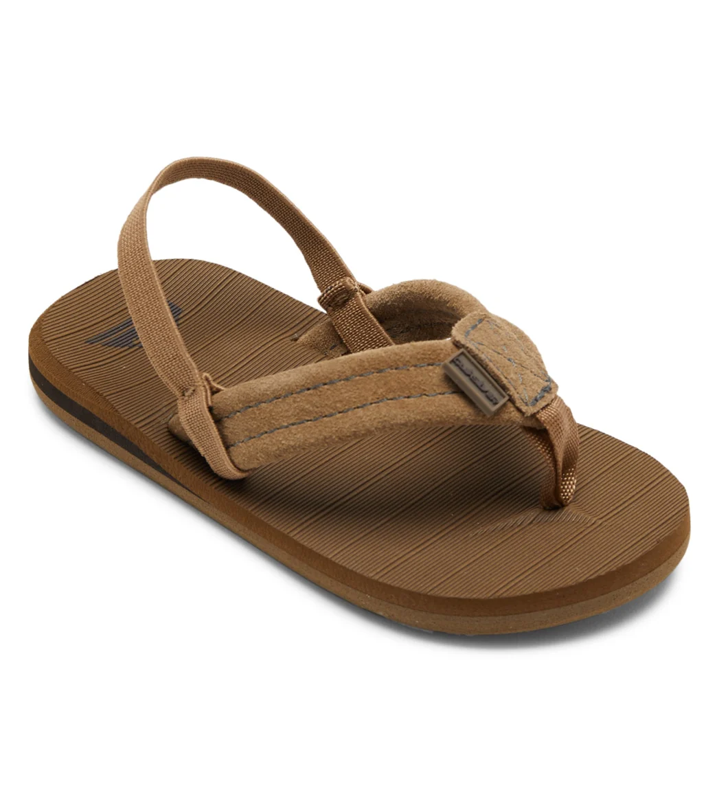 Quiksilver Kid's Carver Suede Flip Flop (Toddler) - Image 3