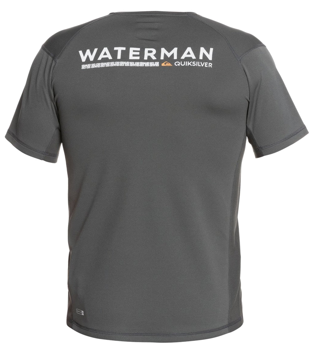 Quiksilver Men's Bamboo Check Short Sleeve Rashguard - Image 6